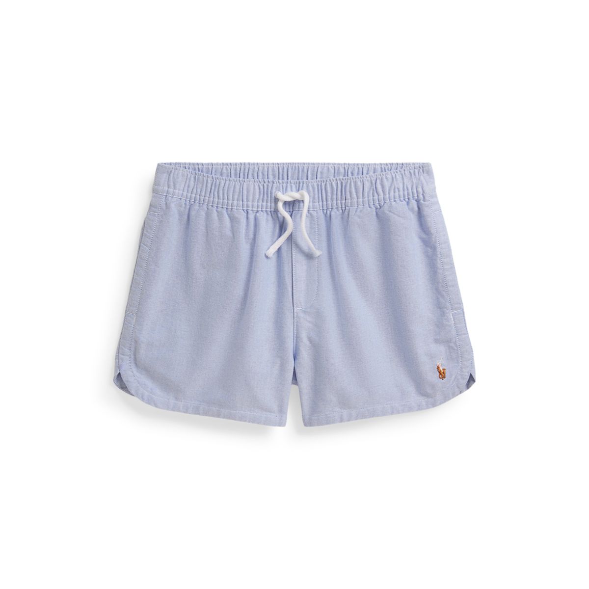 Girls 2-6x Cotton Oxford Pull-On Shorts - 1
