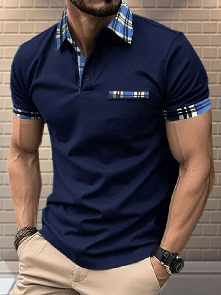 Camisa casual ejecutivo de moda polos para hombre