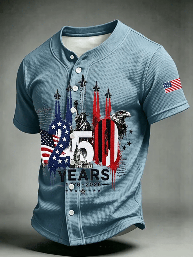 Estampado casual Top para hombre