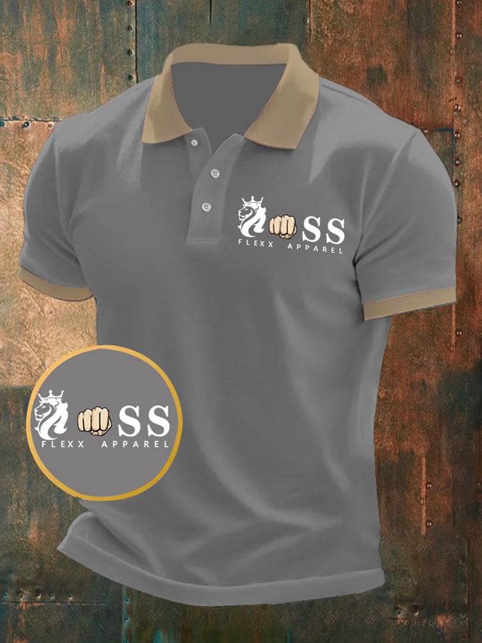 Camisa polo elegantee ejecutivo casual for men in contrasting color