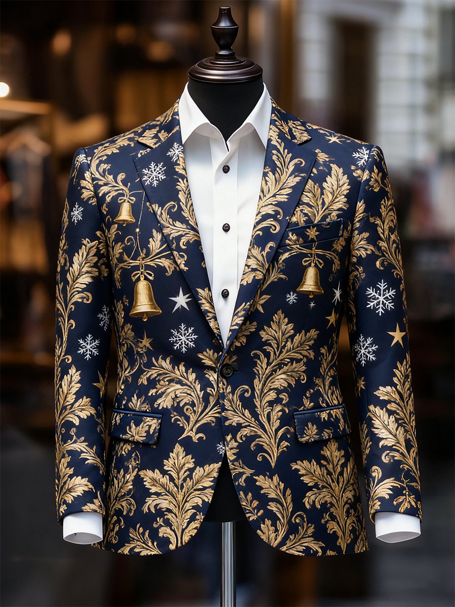 Ejecutivo casual Christmas Suit Outerwear para hombre