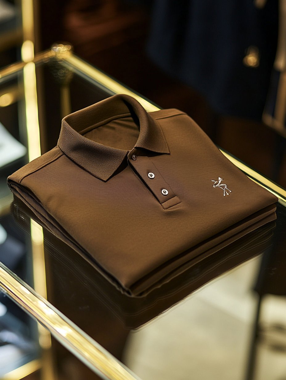 Camisa polo ejecutivo casual Button de manga corta para hombre