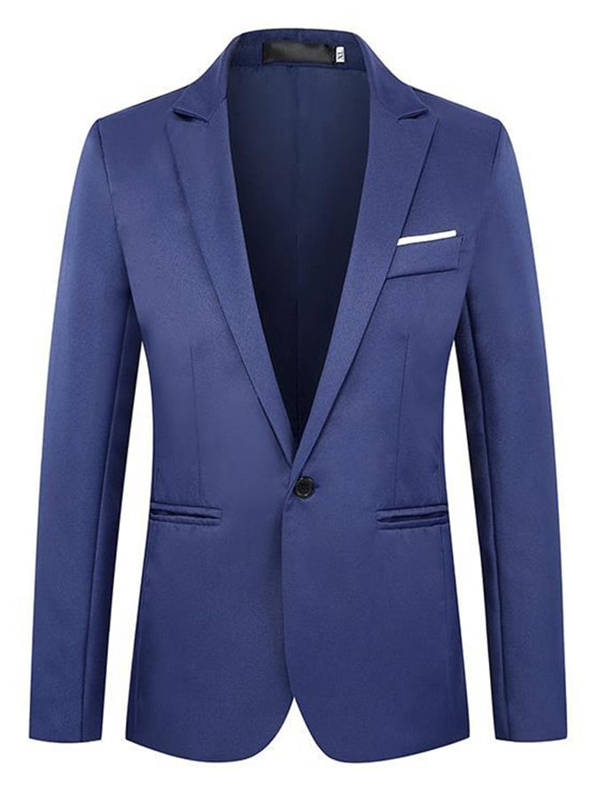 Saco formal Single-Button de corte entallado para hombre