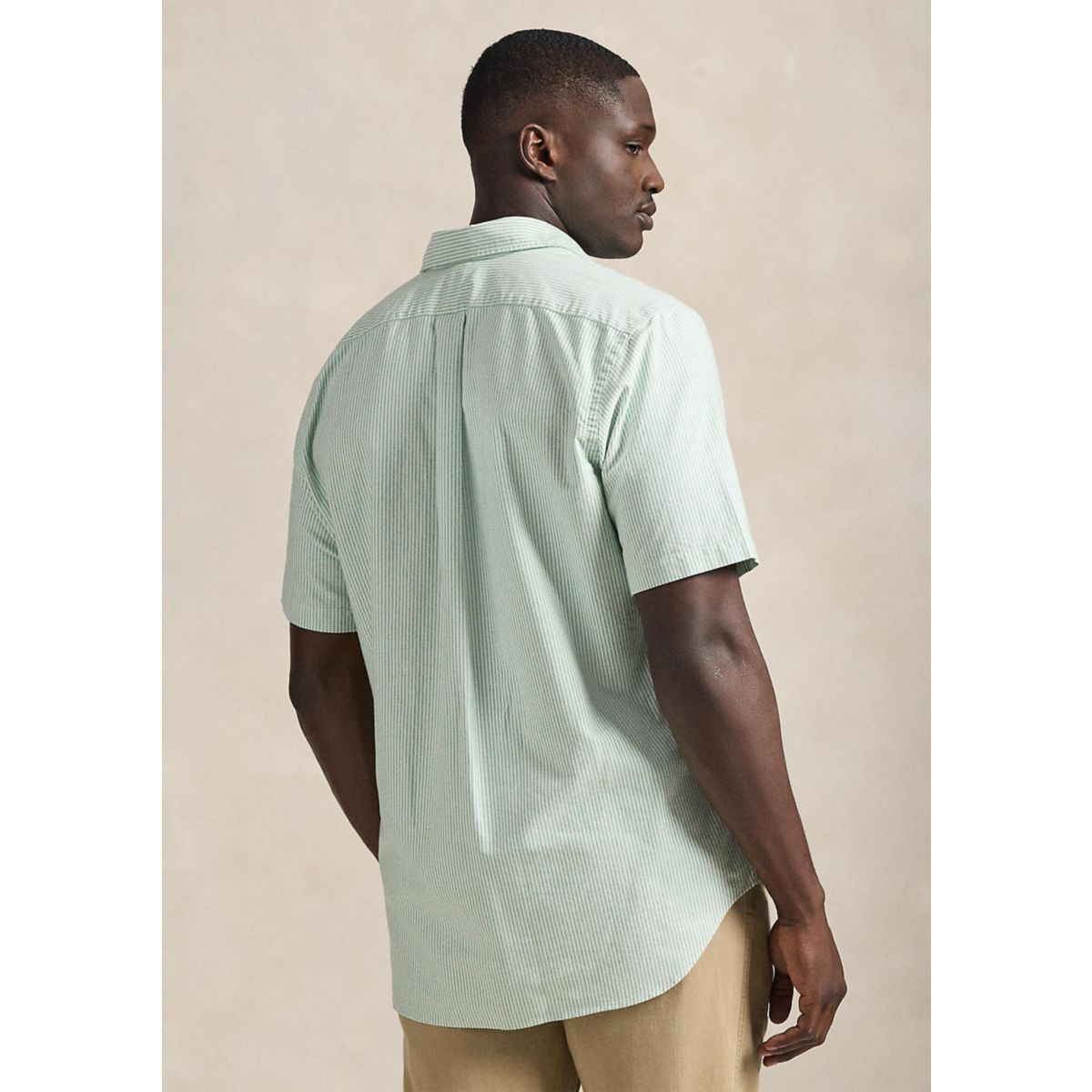 Big & Tall Striped Oxford Shirt - 2