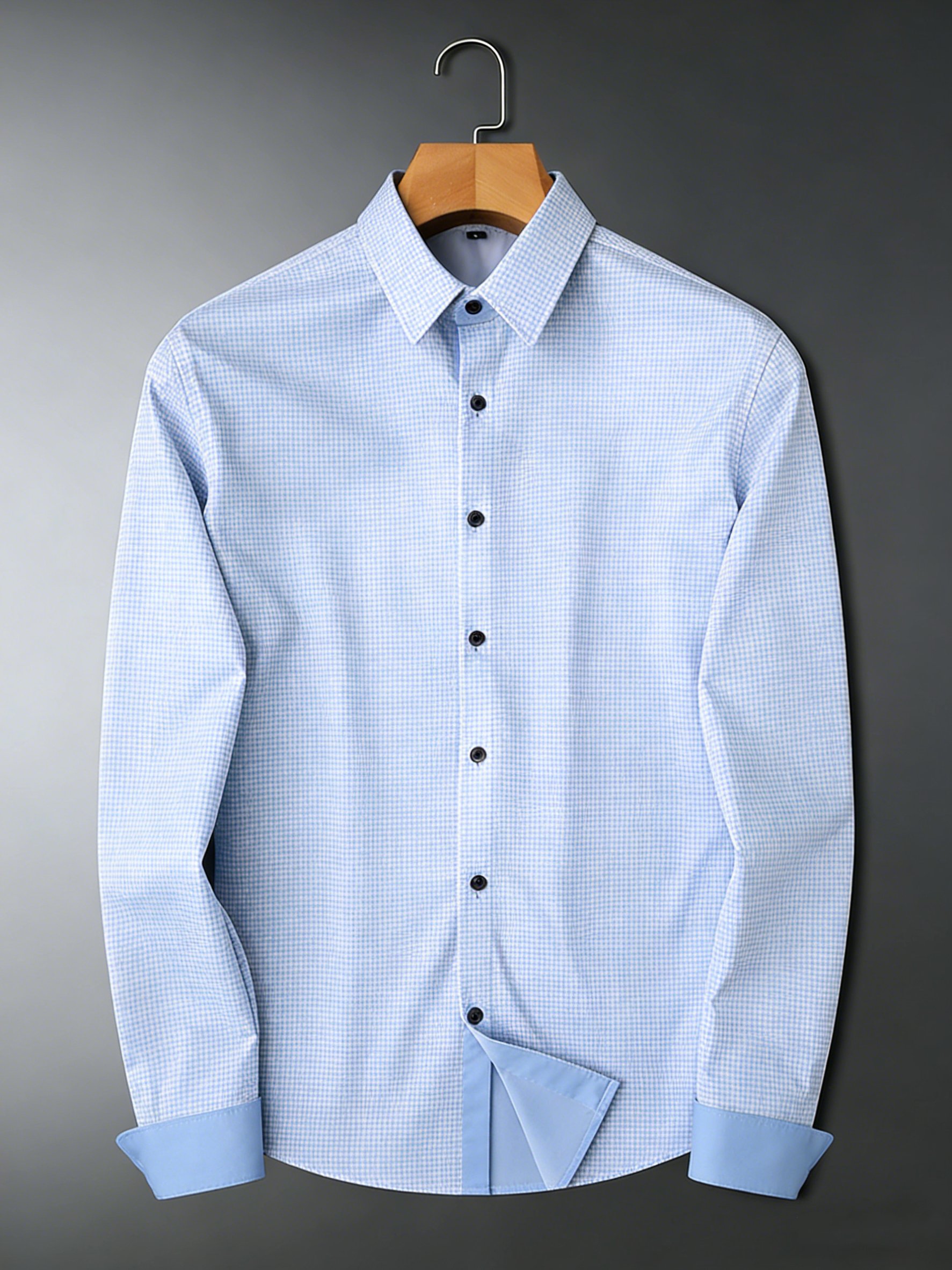 Camisa premium Wrinkle-Resistant de chalecoir