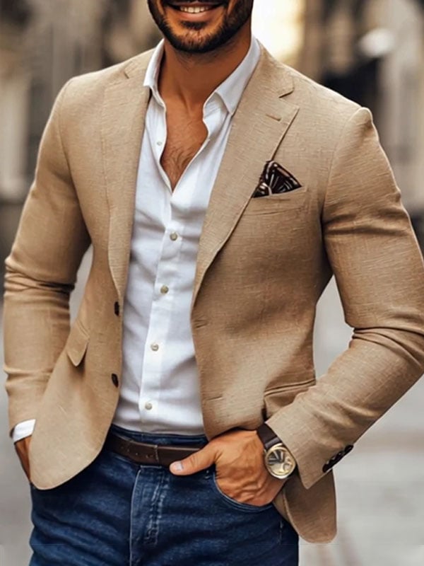 A cuadros casual Suit para hombre