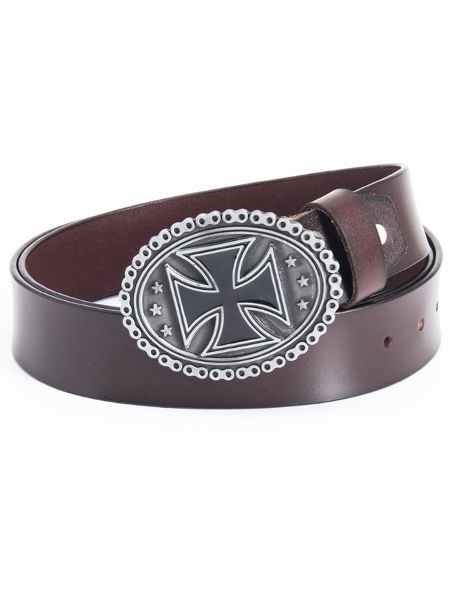 Cinturón Crusader badge Harajuku de moda trend cinturón para hombre