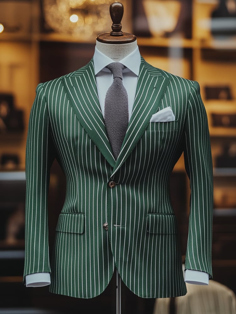 De lujo ejecutivo estampado sacos para hombre