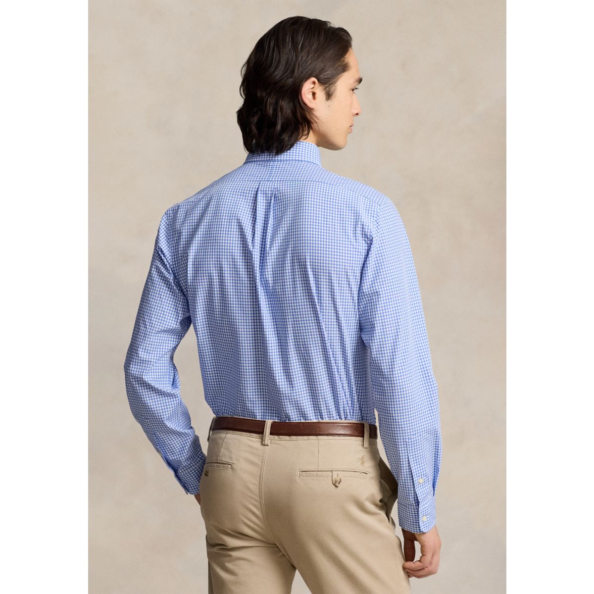 Slim Fit Checked Stretch Poplin Shirt - 2