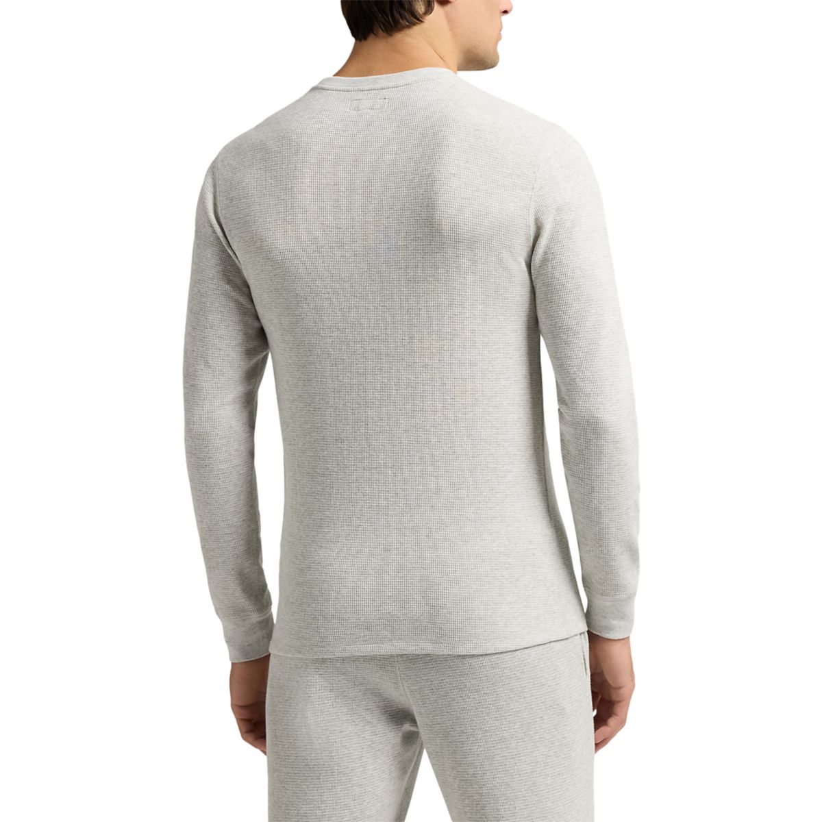 Men's Thermal Long Sleeve Crewneck Shirt - 2