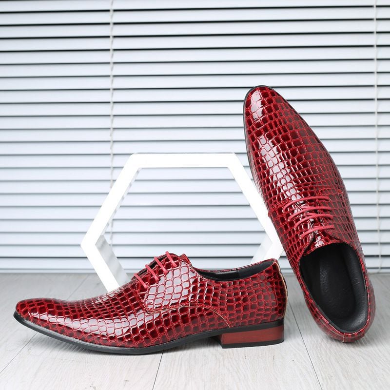 Zapatos ejecutivo casual British Style de moda cuero para hombre