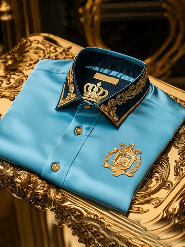 Camisa de lujo Gorgeous de manga larga para hombre