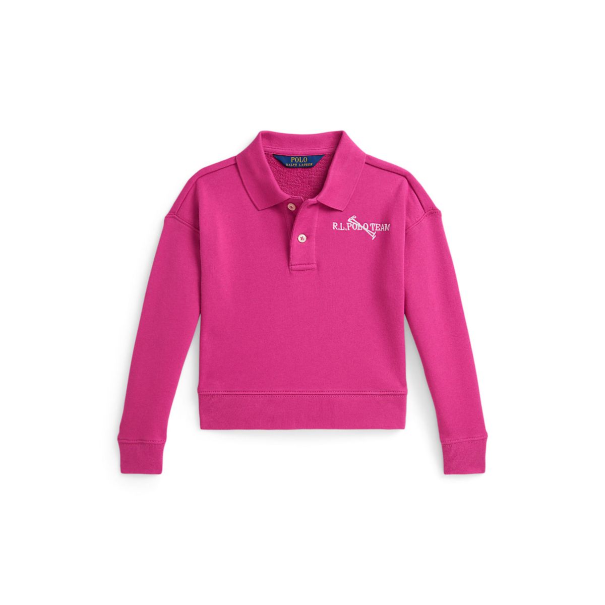 Girls 2-6x Polo Team Terry Polo Sweatshirt - 1