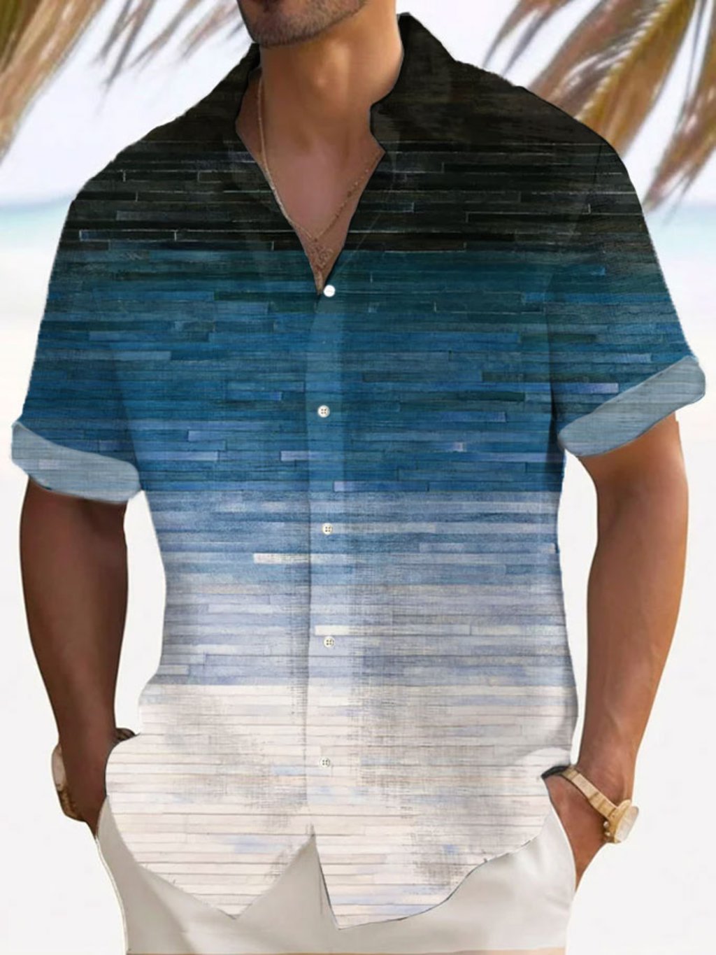 Resort Style Princamiseta para hombre