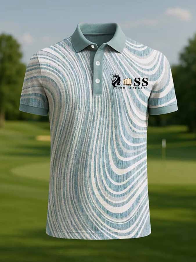 De moda casual ejecutivo Contrast Color Polo para hombre