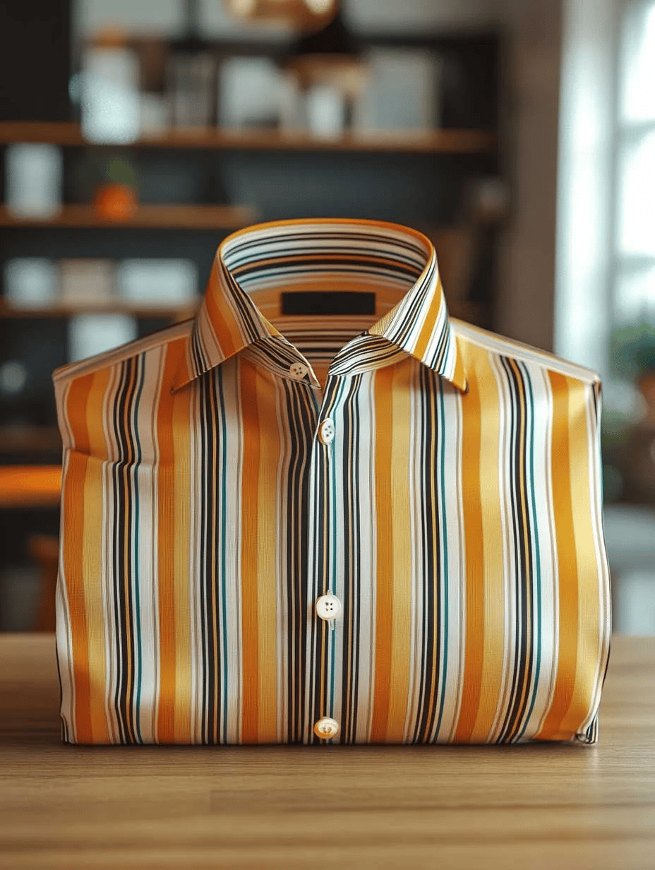 Camisa satén de lujo ejecutivo a cuadros de manga larga para hombre