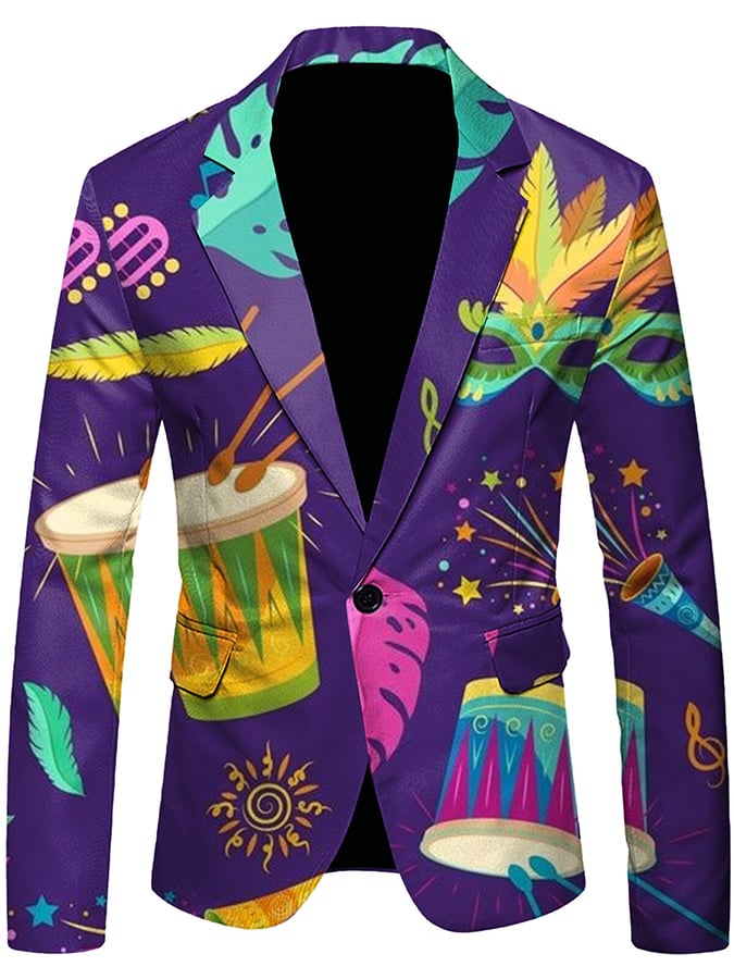 Saco Versatile With Carnival Design para hombre