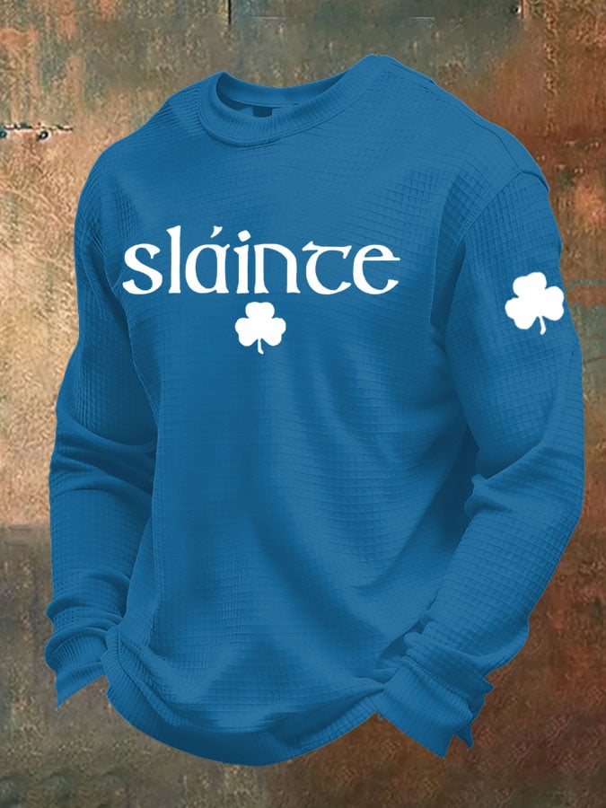 Camiseta St. Patrick's Day Waffle para hombre