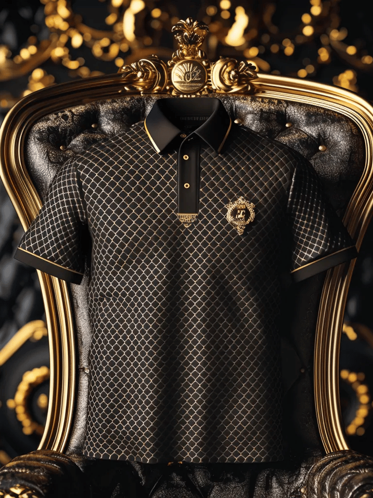 para hombre casual ejecutivo Button de manga corta camisa polo
