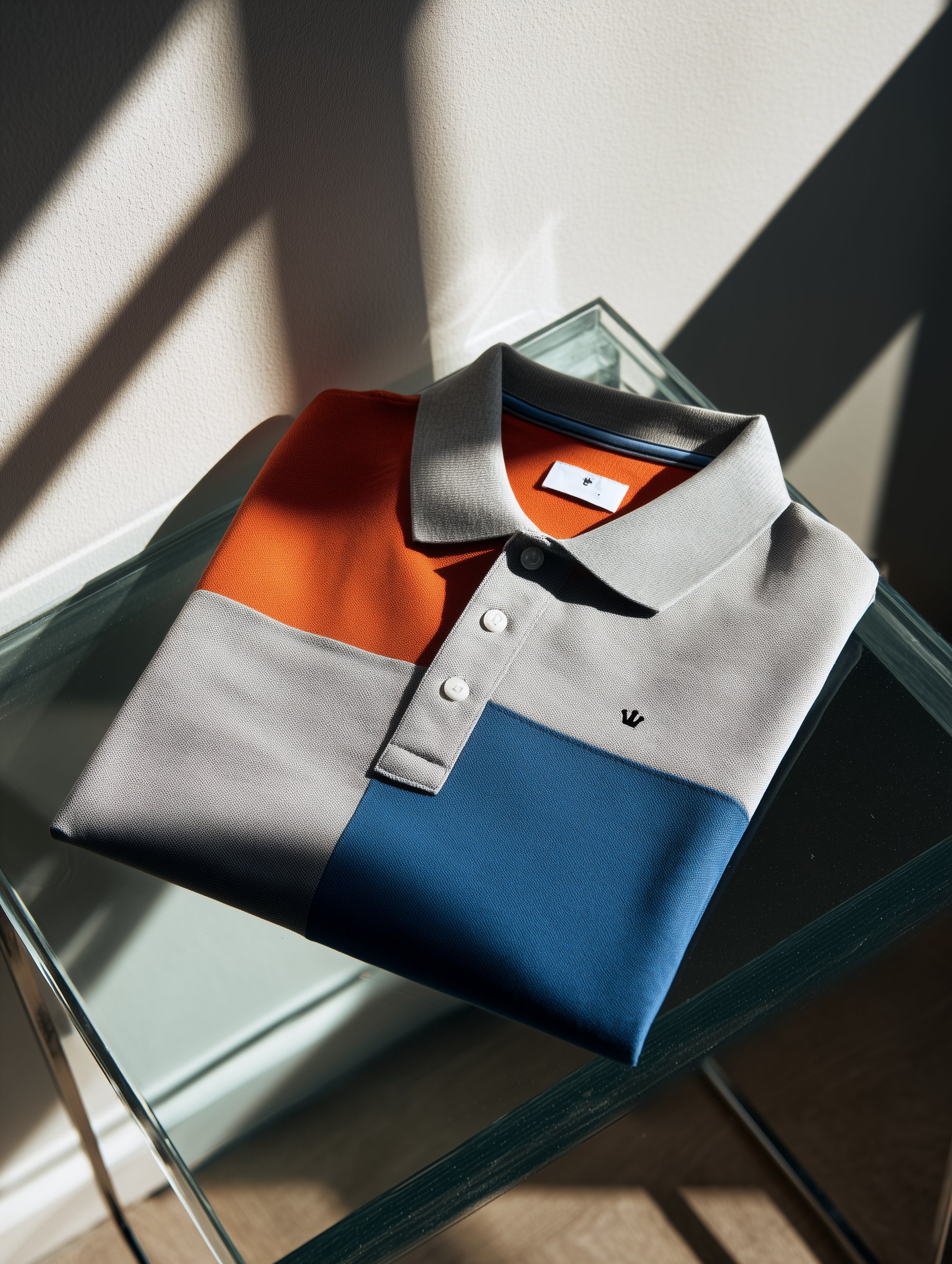 Camisa polo clásico ejecutivo Old Money Button de manga corta para hombre