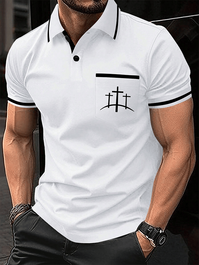 Camisa polo Faith estampado (With bolsillos) para hombre