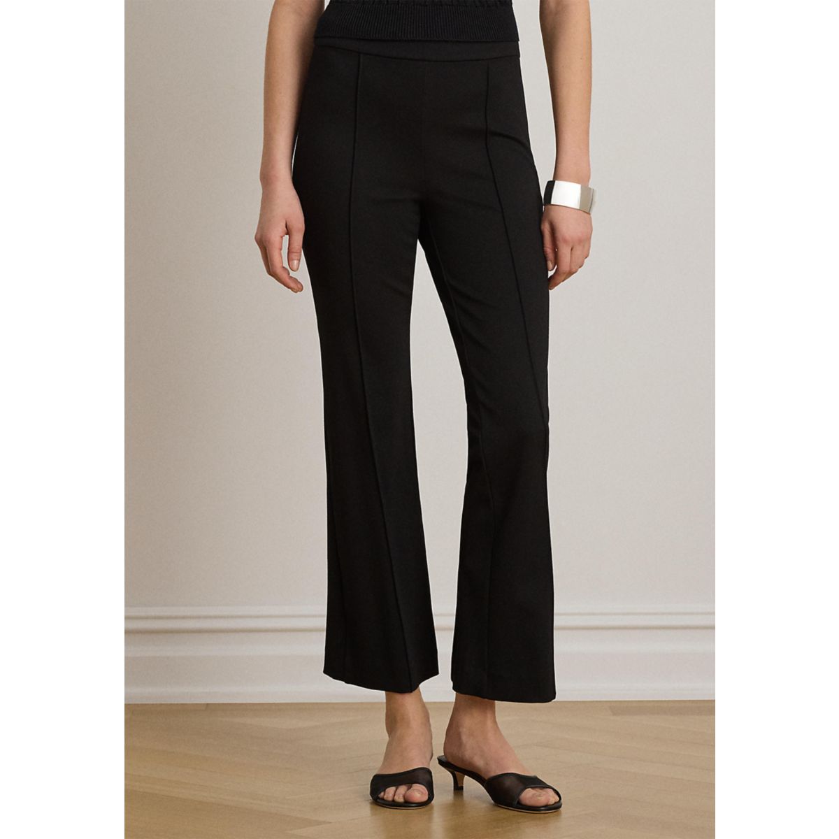 Women's Twill Flare Ankle Pants - 1