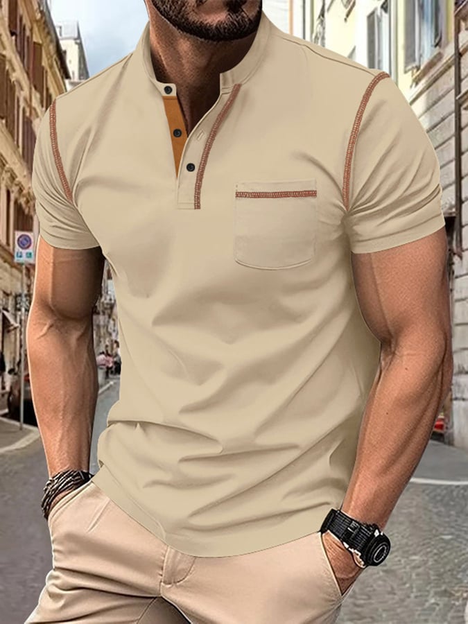 Camisa polo de moda casual para hombre