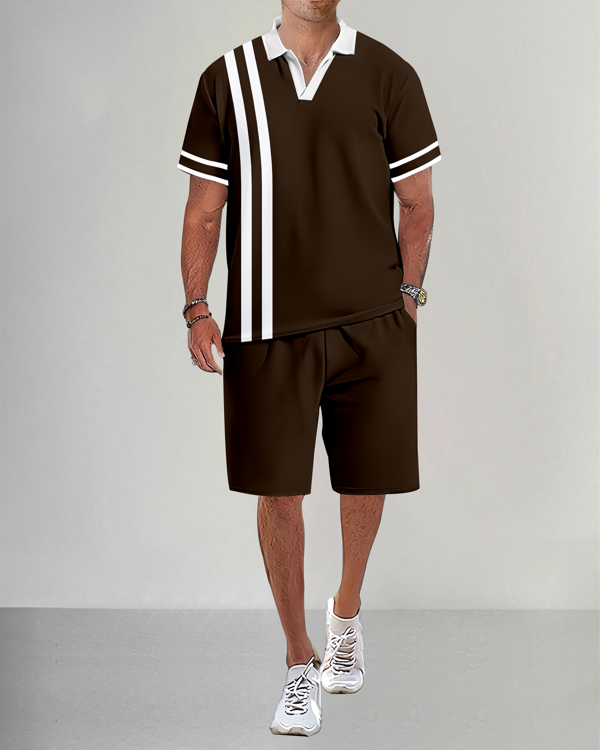 Suitmens casual Summer POLO Set 009 para hombre