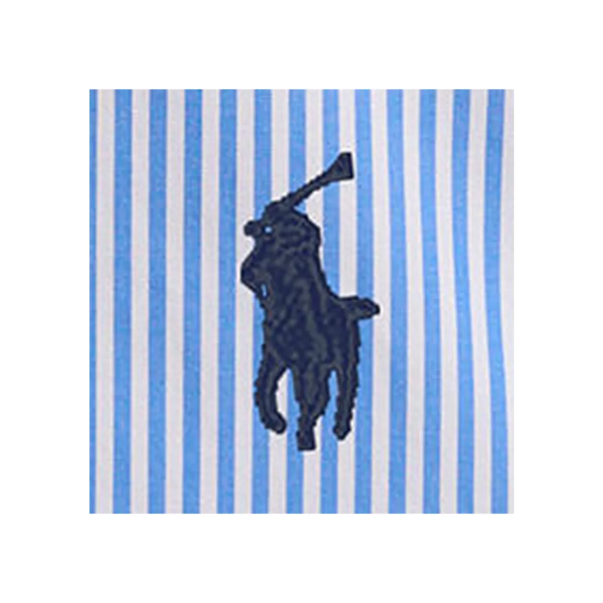 Classic Fit Striped Stretch Poplin Shirt - 5