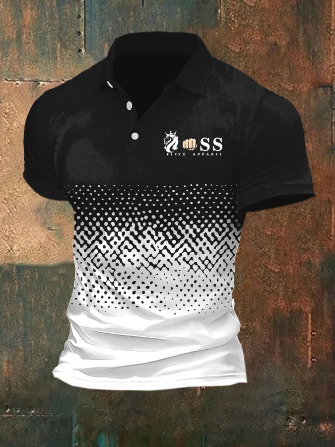 De moda casual ejecutivo Contrast Color Polo para hombre