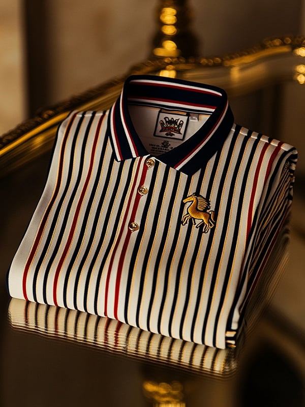 Camisa polo ejecutivo casual Button de manga corta para hombre