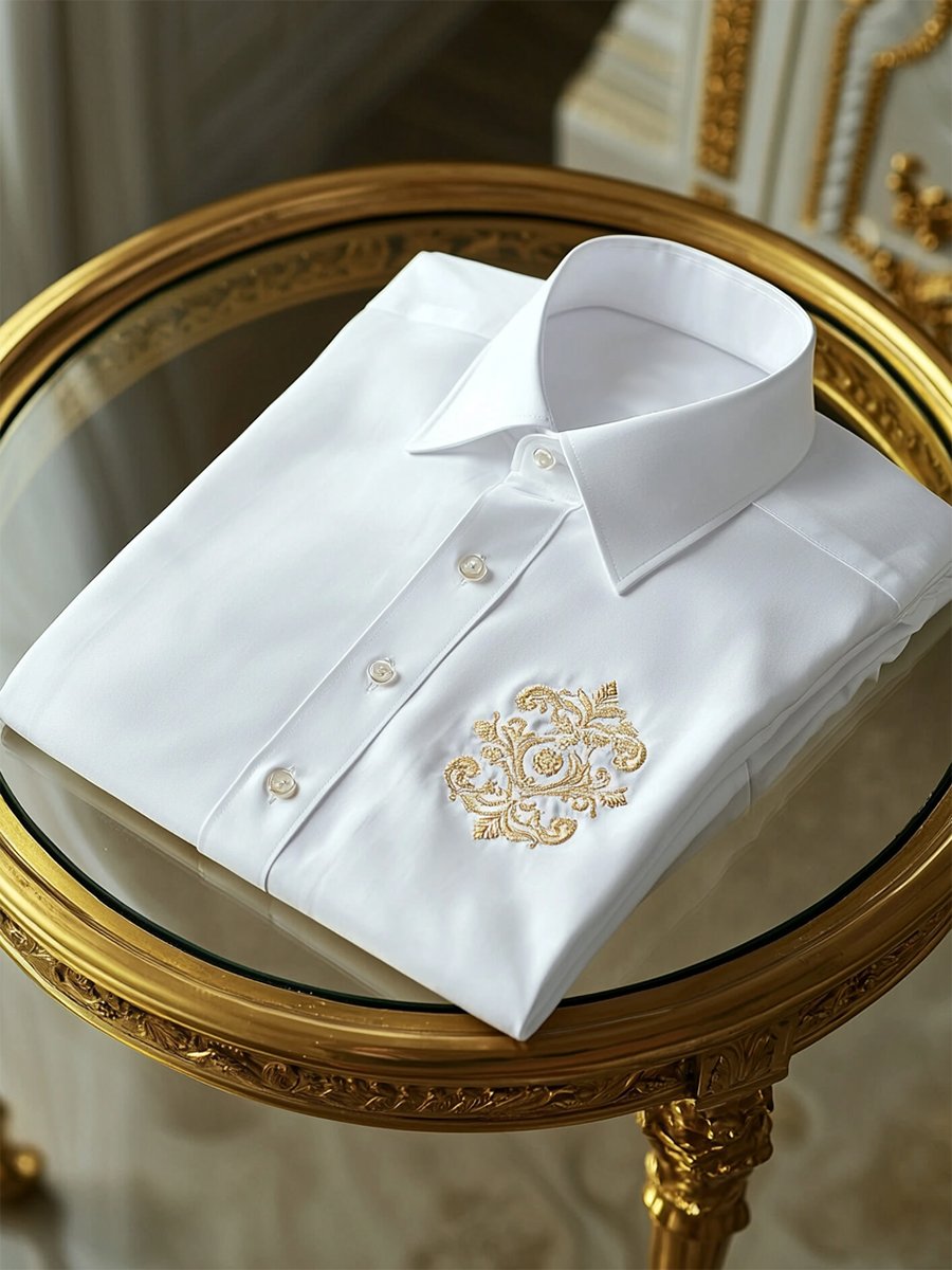 Camisa ejecutivo casual de manga larga para hombre