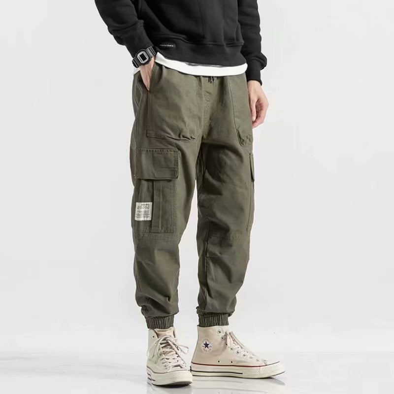 Pantalón retro Multi bolsillo Hip-hop Oversize Cargo