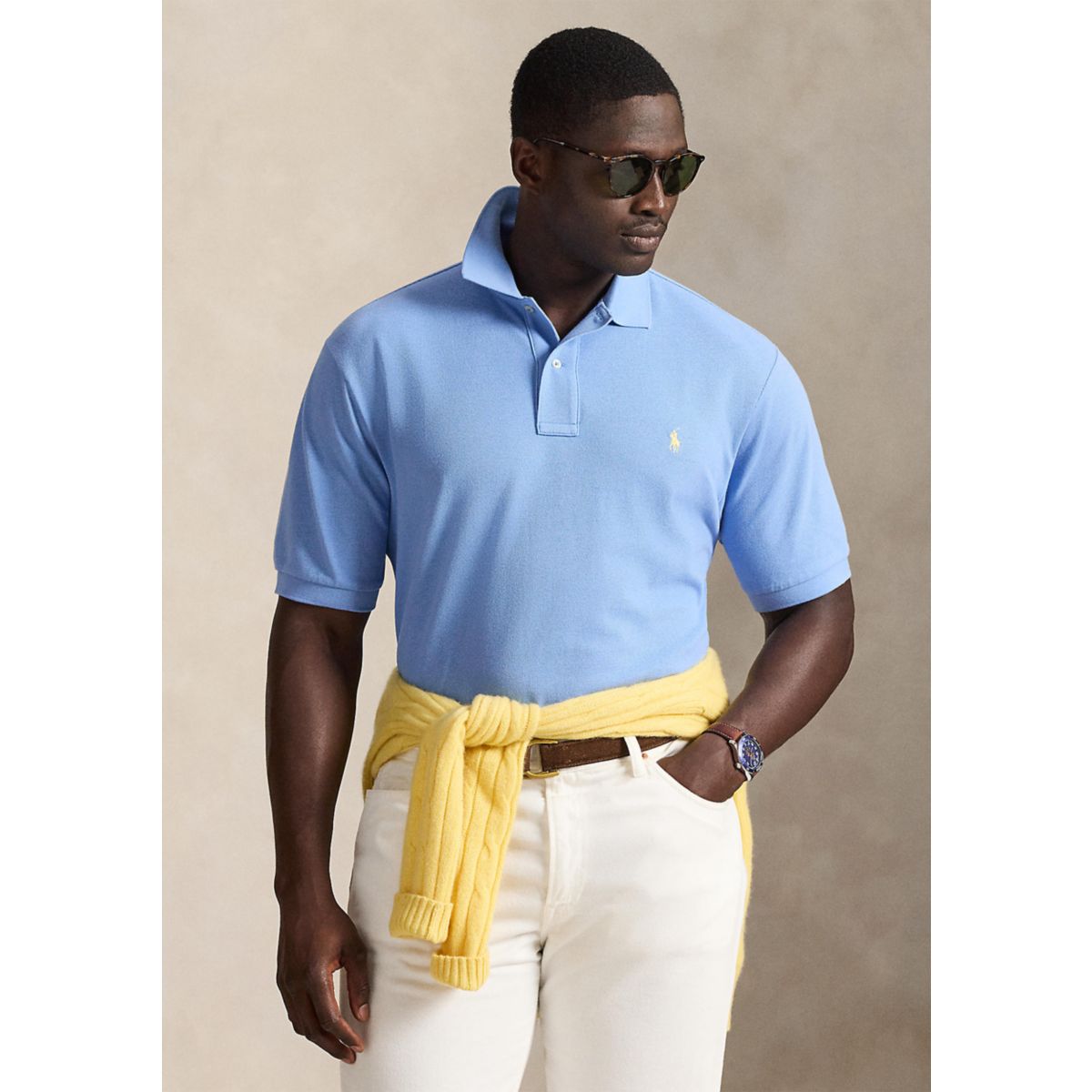 Big & Tall The Iconic Mesh Polo Shirt - 7
