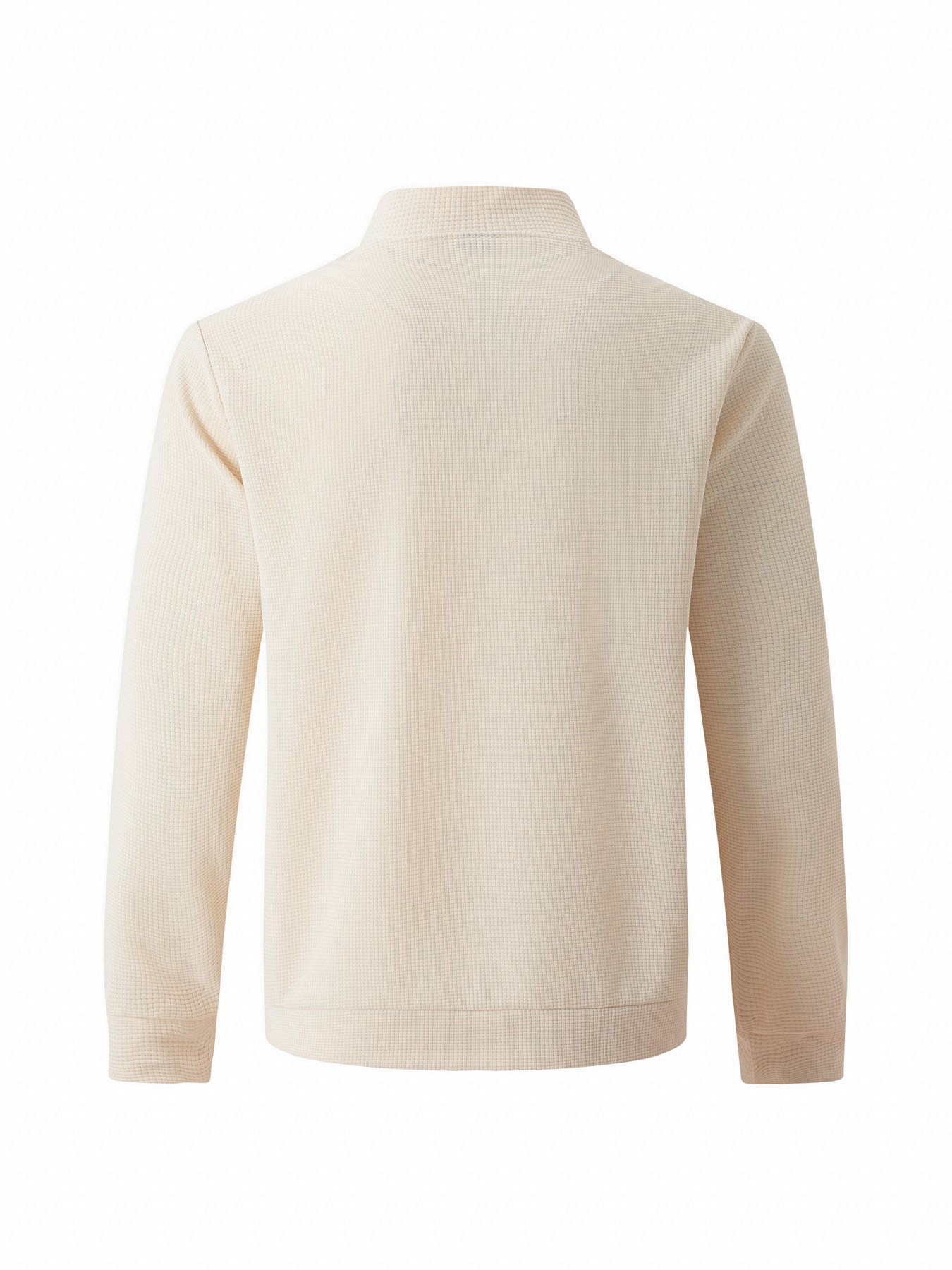 Chaqueta vintage Waffle Zip Comfort para hombre