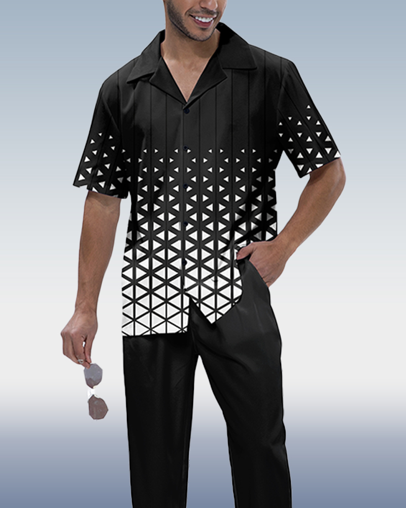 Camisa Black Cross de manga corta Walking Suit