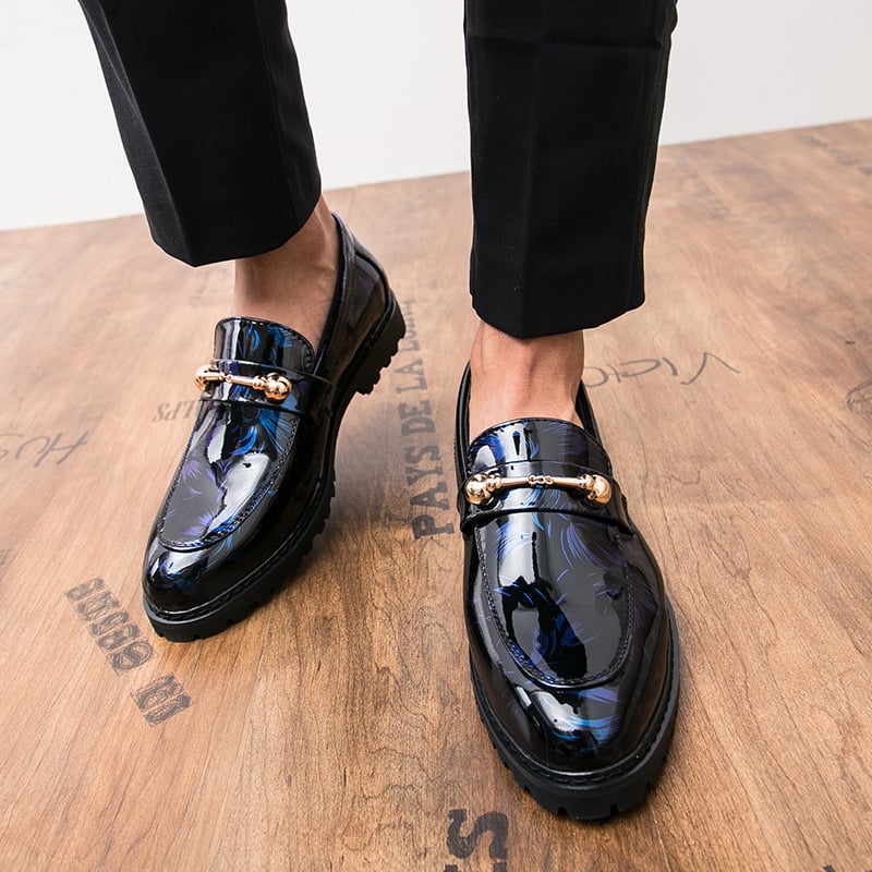 Zapatos ejecutivo casual cuero para hombre