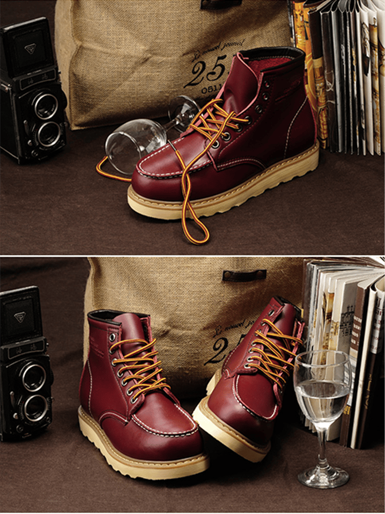 Botas vintage para exterior cuero Martin