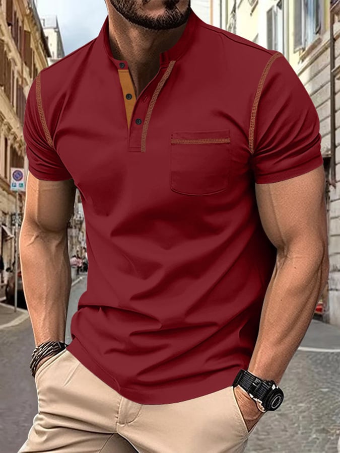 Camisa polo de moda casual para hombre