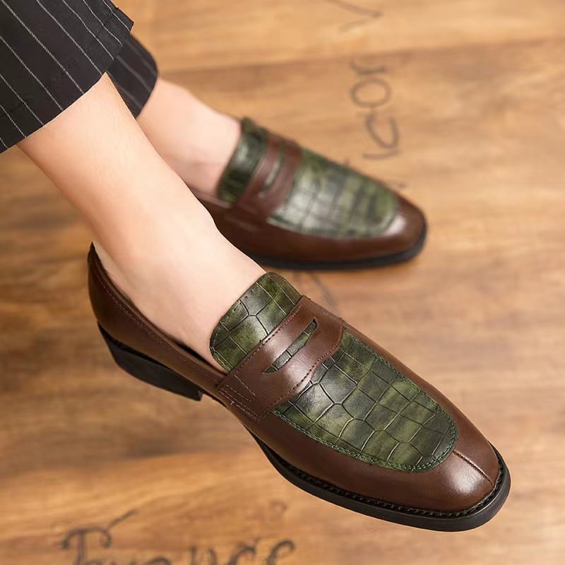Zapatos ejecutivo casual cuero para hombre