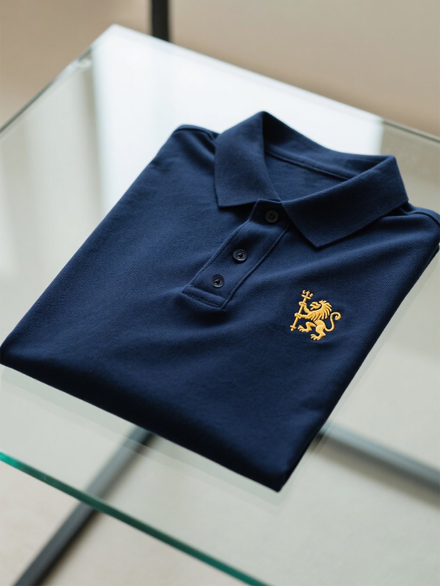 Camisa polo ejecutivo casual Button de manga corta para hombre