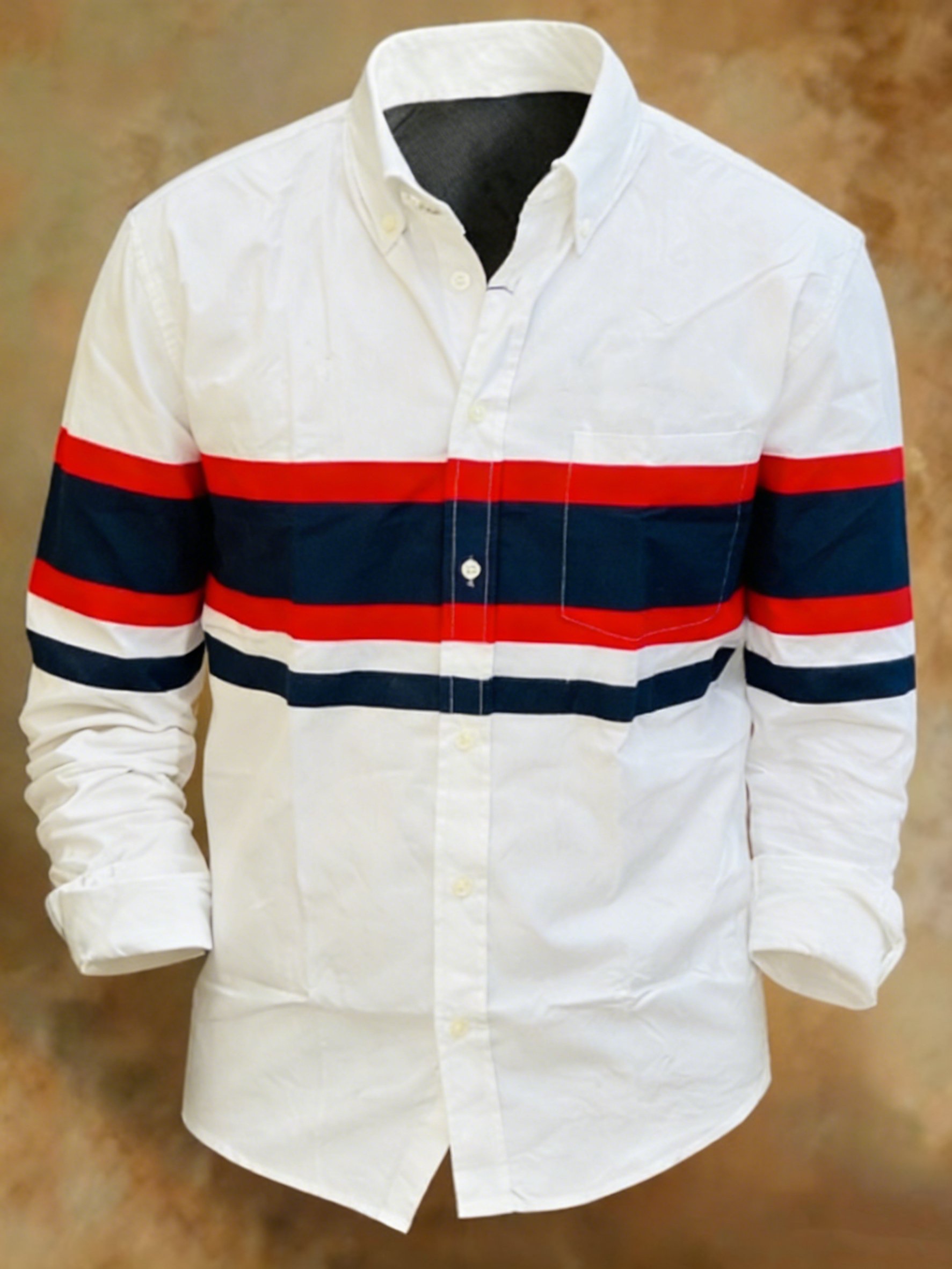 Geométrico Lines diseño Princamiseta para hombre