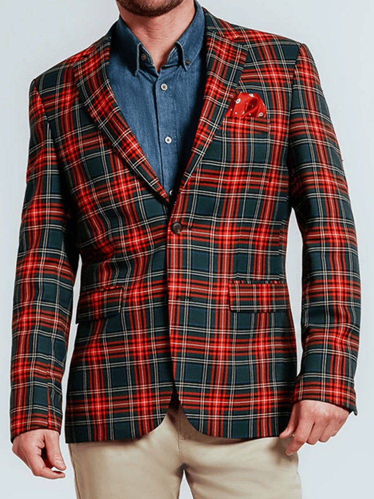 Saco Christmas Scottish diseño para hombre