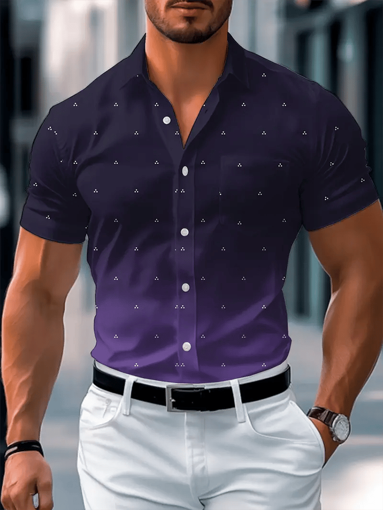 Camisa ejecutivo de manga corta para hombre