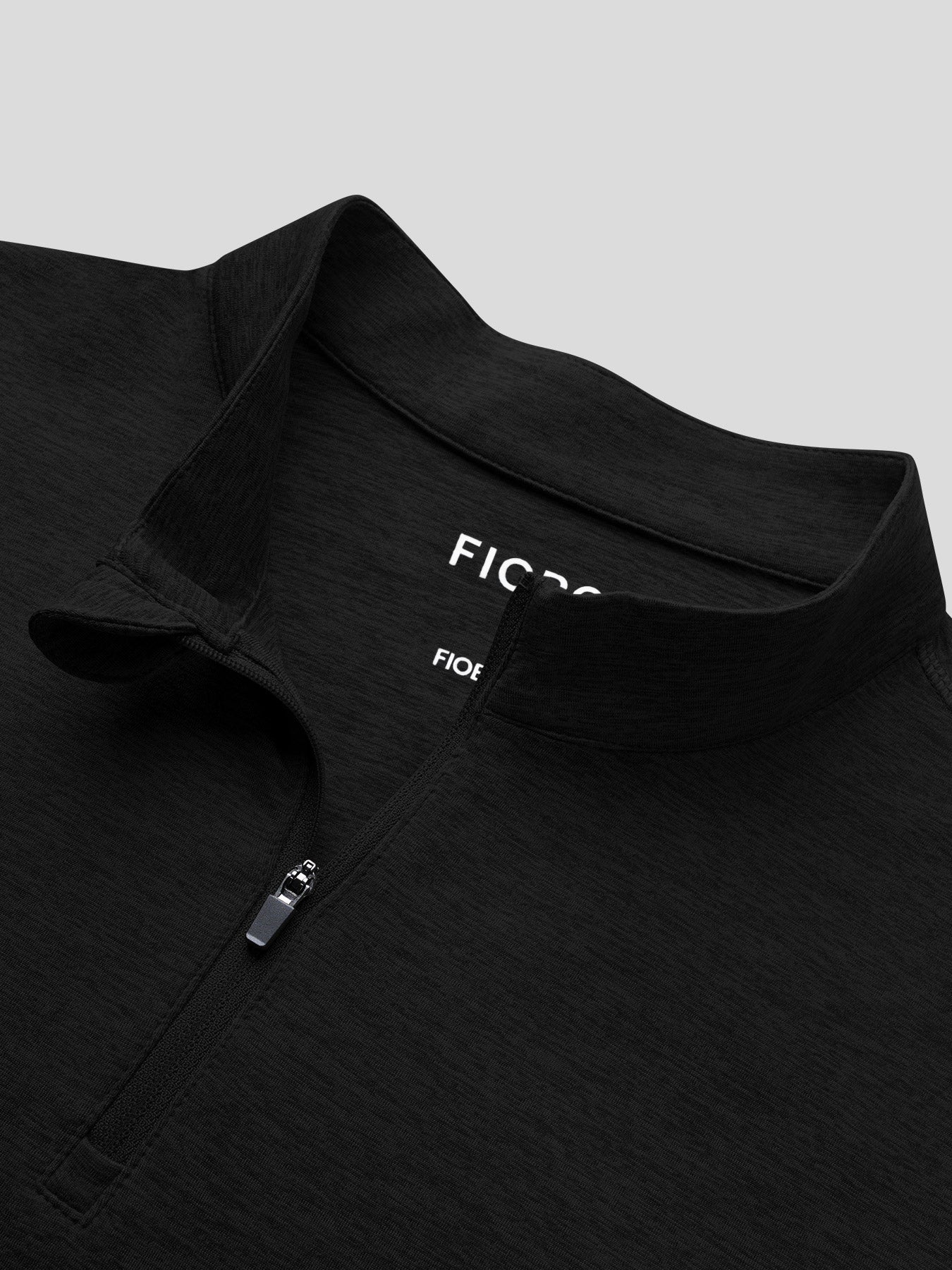 Velou Half Zip de manga larga Tee