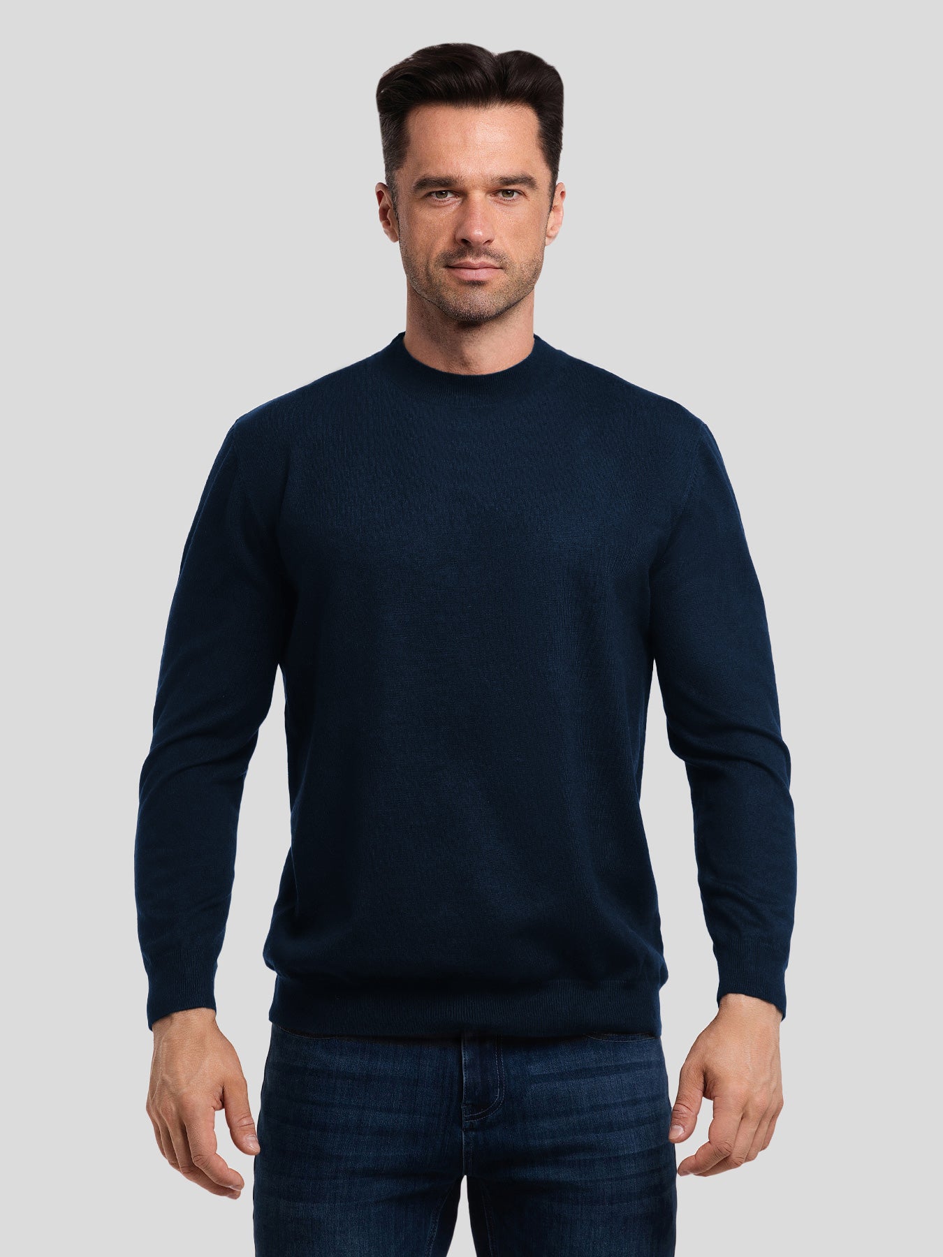Gentletejido cuello redondo Sweater