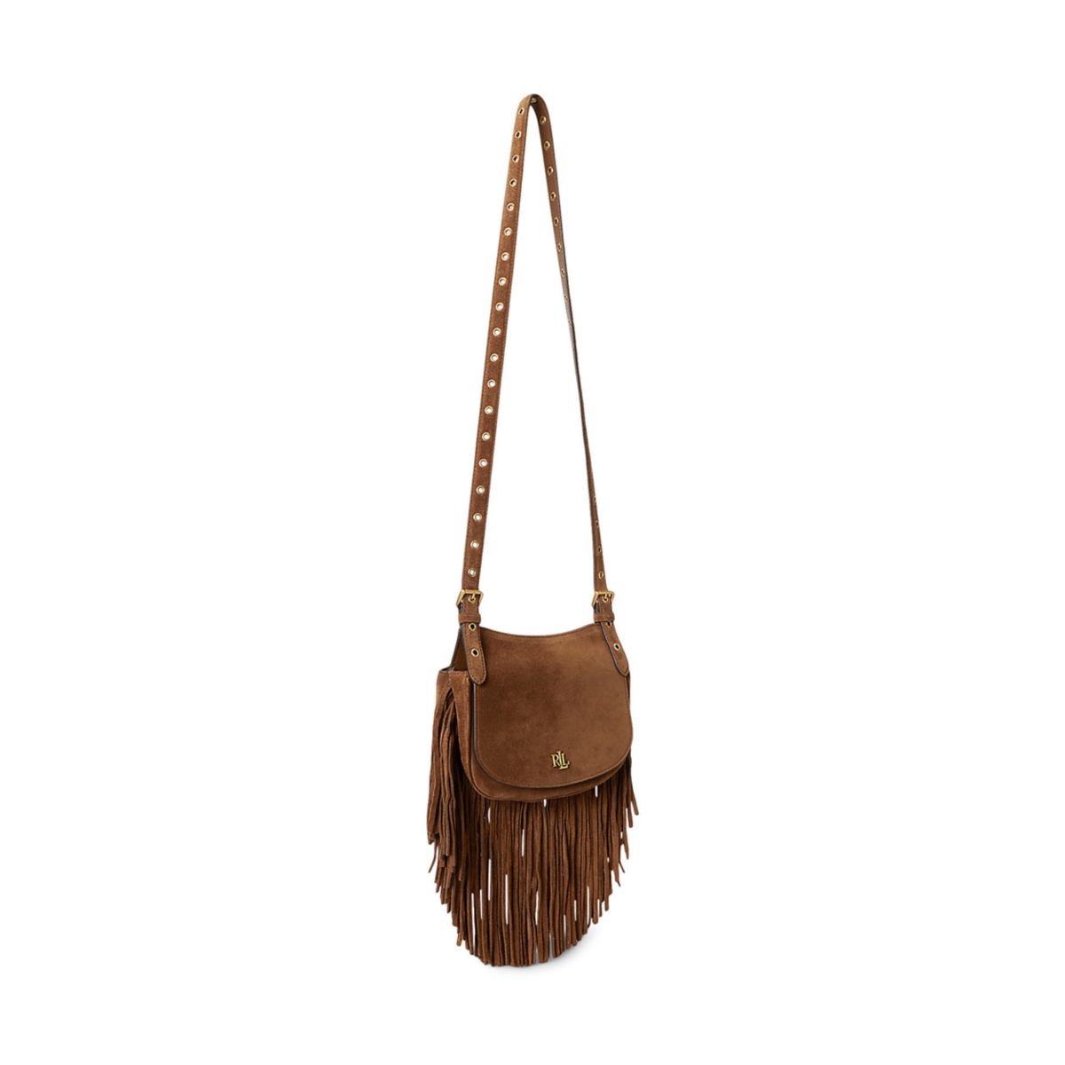Fringe-Trim Medium Marcy Crossbody Bag - 5