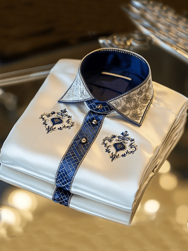 Camisa de lujo Gorgeous de manga larga para hombre