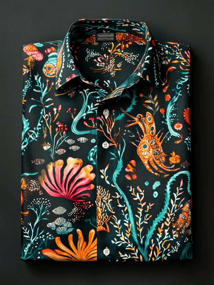 Camisa de lujo ejecutivo de manga larga para hombre