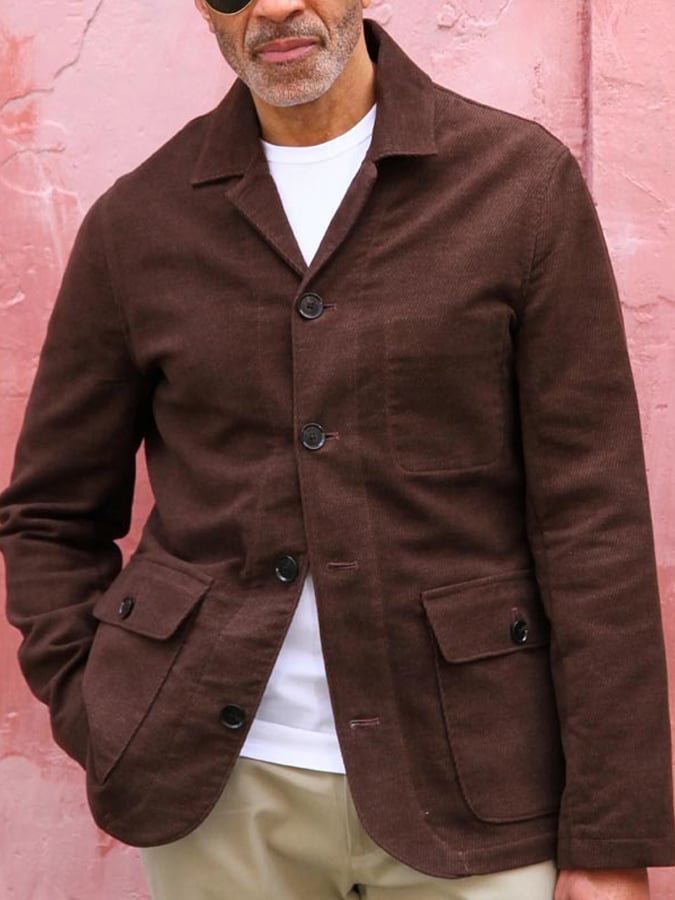 Saco vintage casual para hombre